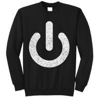Power Symbol Button Switch Standby Icon Halloween Costume Sweatshirt