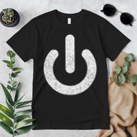 Power Symbol Button Switch Standby Icon Halloween Costume Premium T-Shirt