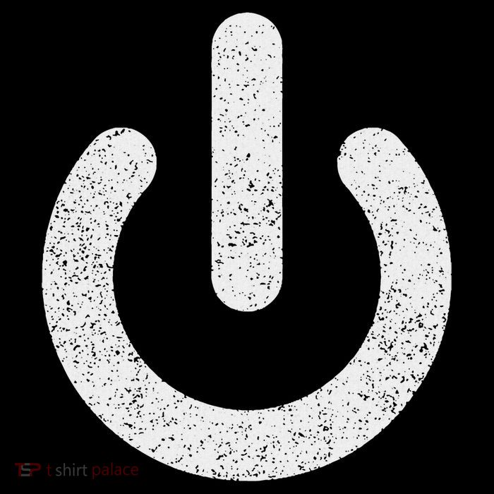Power Symbol Button Switch Standby Icon Halloween Costume Baby Bodysuit