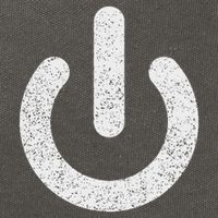 Power Symbol Button Switch Standby Icon Halloween Costume Cotton Canvas Backpack