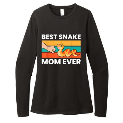 Pet Snake Best Snake Mom Ever Womens CVC Long Sleeve Shirt