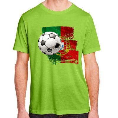 Portugal Soccer Ball Adult ChromaSoft Performance T-Shirt