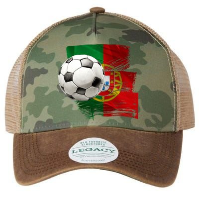 Portugal Soccer Ball Legacy Tie Dye Trucker Hat