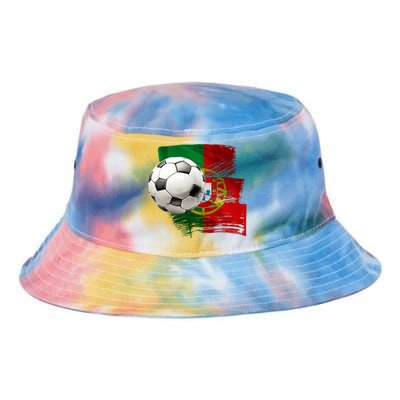 Portugal Soccer Ball Tie Dye Newport Bucket Hat