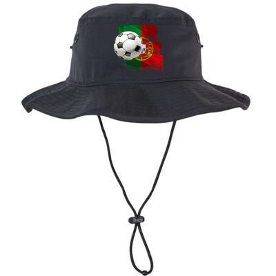 Portugal Soccer Ball Bucket Hat