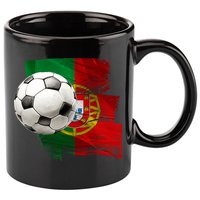 Portugal Soccer Ball 11oz C Handle Ceramic Mug