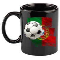 Portugal Soccer Ball 11oz C Handle Ceramic Mug