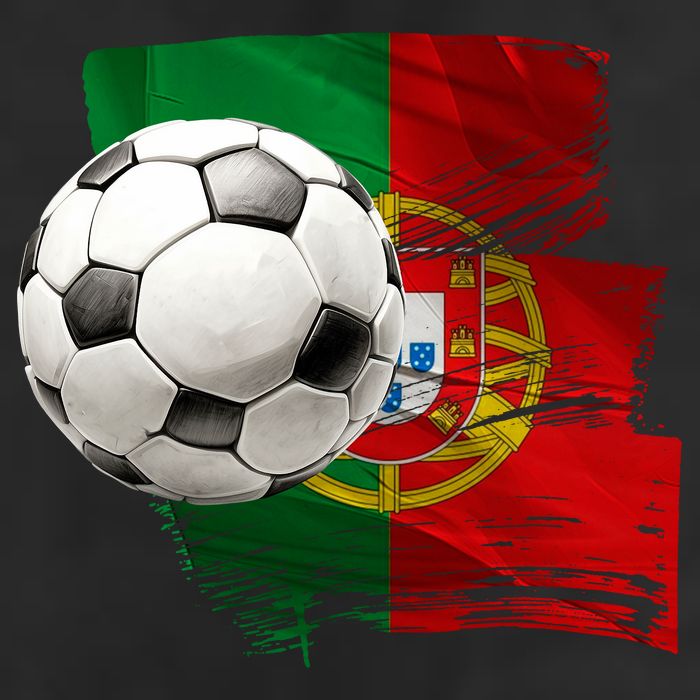 Portugal Soccer Ball 11oz C Handle Ceramic Mug