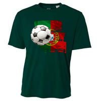 Portugal Soccer Ball Cooling Performance Crew T-Shirt