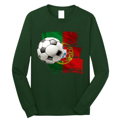 Portugal Soccer Ball Long Sleeve Shirt