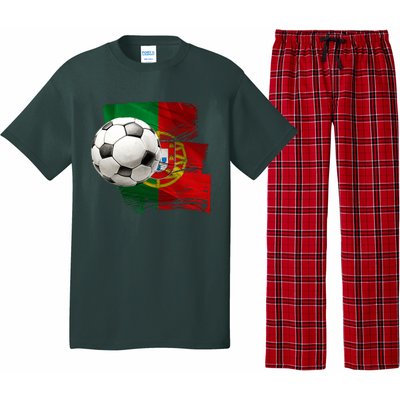 Portugal Soccer Ball Pajama Set