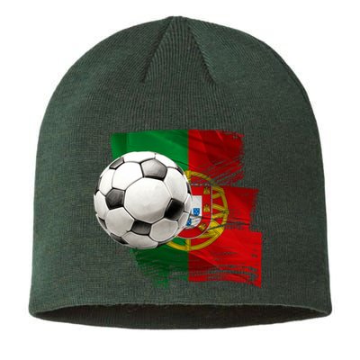 Portugal Soccer Ball Sustainable Beanie