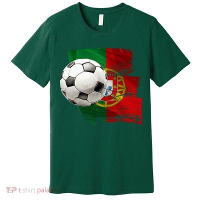 Portugal Soccer Ball Premium T-Shirt