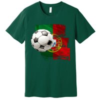 Portugal Soccer Ball Premium T-Shirt