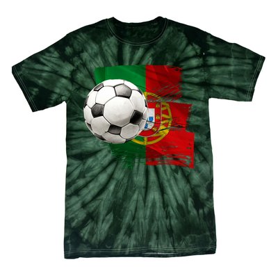 Portugal Soccer Ball Tie-Dye T-Shirt