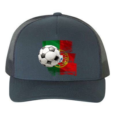 Portugal Soccer Ball Yupoong Adult 5-Panel Trucker Hat