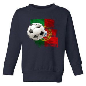 Portugal Soccer Ball Toddler Sweatshirt