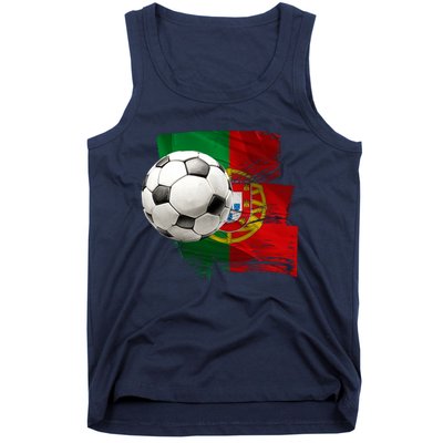 Portugal Soccer Ball Tank Top