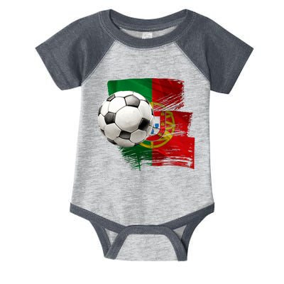 Portugal Soccer Ball Infant Baby Jersey Bodysuit