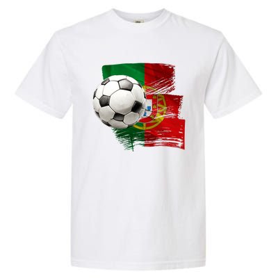 Portugal Soccer Ball Garment-Dyed Heavyweight T-Shirt