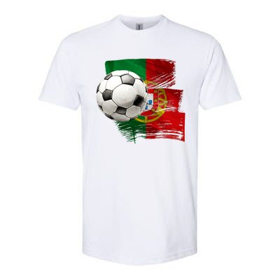 Portugal Soccer Ball Softstyle® CVC T-Shirt