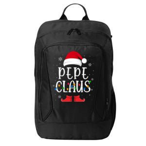 Pepe Santa Claus Hat With Xmas Light Christmas Holiday Funny Gift City Backpack