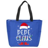 Pepe Santa Claus Hat With Xmas Light Christmas Holiday Funny Gift Zip Tote Bag