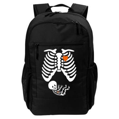 Pregnant Skeleton Costume Halloween Pregnancy Gift Backpack
