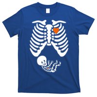 Pregnant Skeleton Costume Halloween Pregnancy Gift T-Shirt