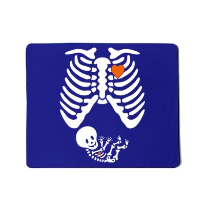 Pregnant Skeleton Costume Halloween Pregnancy Gift Mousepad