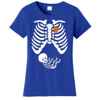 Pregnant Skeleton Costume Halloween Pregnancy Gift Women's T-Shirt