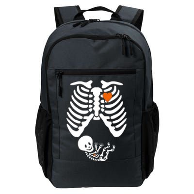 Pregnant Skeleton Costume Halloween Pregnancy Gift Daily Commute Backpack