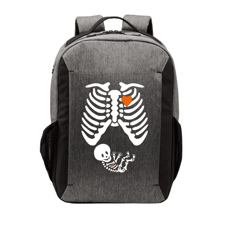 Pregnant Skeleton Costume Halloween Pregnancy Gift Vector Backpack