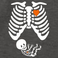 Pregnant Skeleton Costume Halloween Pregnancy Gift Vector Backpack