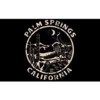 Palm Springs California Linocut Desert Illustration Bumper Sticker