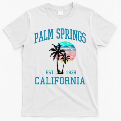 Palm Springs California Beach Vintage Palm Trees Summer T-Shirt