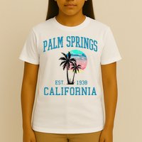 Palm Springs California Beach Vintage Palm Trees Summer T-Shirt