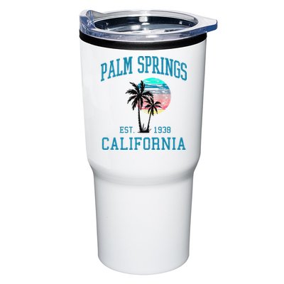 Palm Springs California Beach Vintage Palm Trees Summer Tumbler