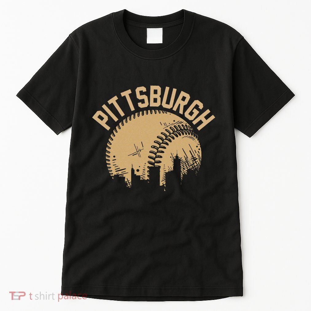 Pittsburgh Steel City Retro Skyline Bridge Pride Tall T-Shirt