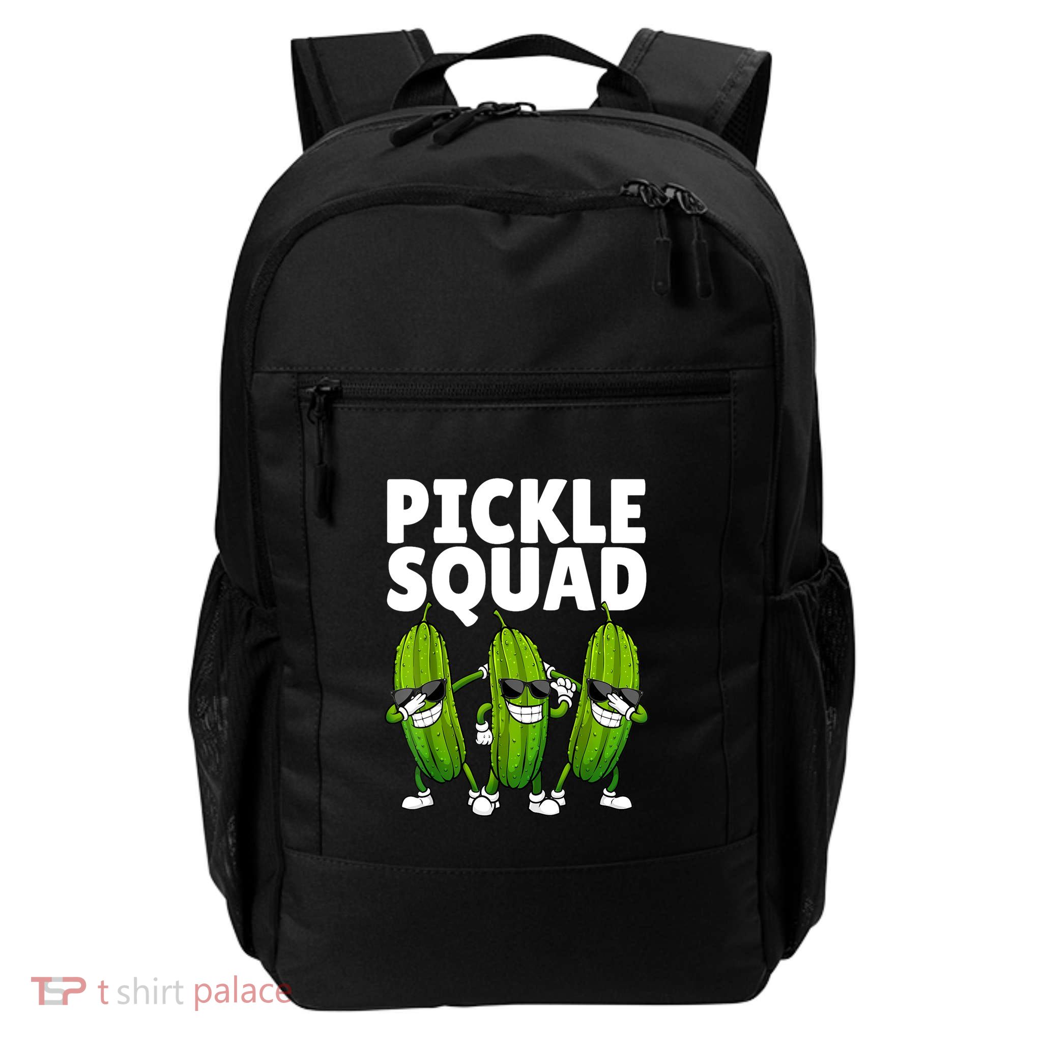 Pickle Squad Cucumber Pickle Lover Gift Daily Commute Backpack