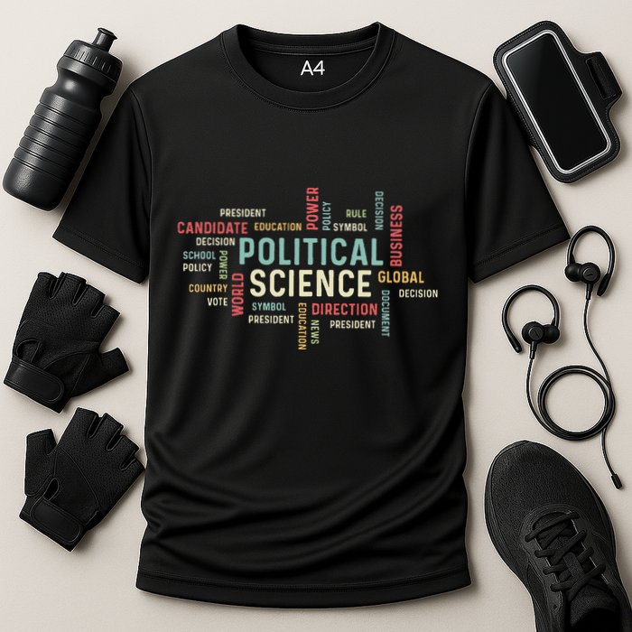 Political Science Careers Hardworking Student Cooling Performance Crew T-Shirt