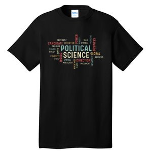 Political Science Careers Hardworking Student Tall T-Shirt