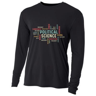 Political Science Careers Hardworking Student Cooling Performance Long Sleeve Crew