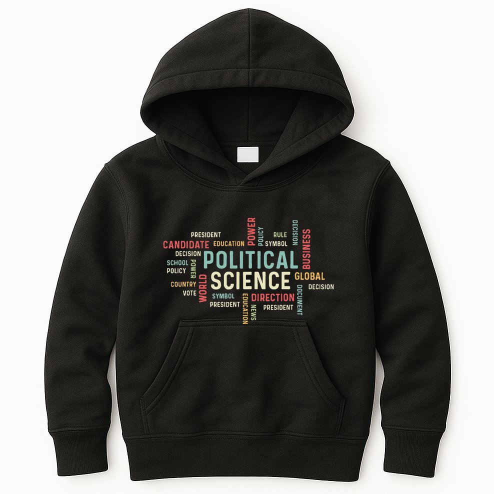 Political Science Careers Hardworking Student Kids Hoodie