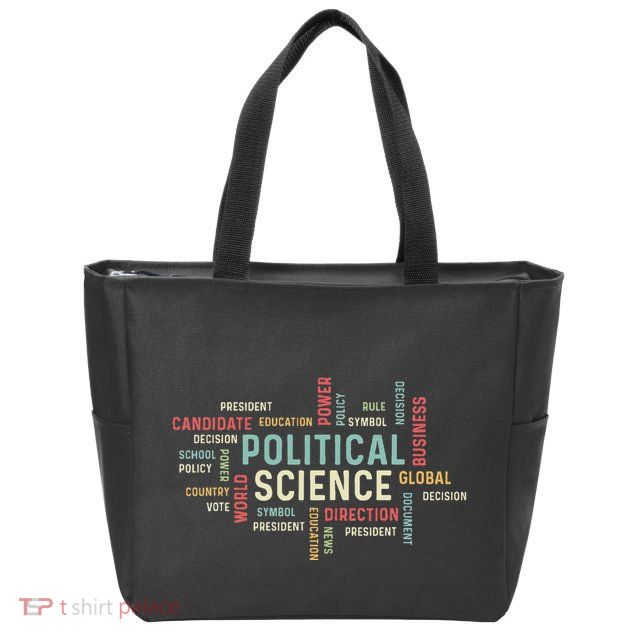 Political Science Careers Hardworking Student Zip Tote Bag