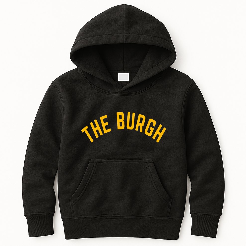 Pittsburgh Sl City The Burgh Funny 412 Pennsylvania Kids Hoodie
