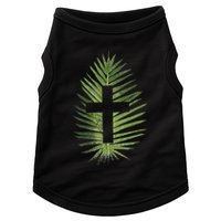 Palm Sunday Christian Palm Leaf Cross Doggie Tank