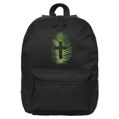 Palm Sunday Christian Palm Leaf Cross 16 in Basic Backpack