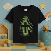 Palm Sunday Christian Palm Leaf Cross Toddler T-Shirt