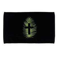 Palm Sunday Christian Palm Leaf Cross Microfiber Hand Towel